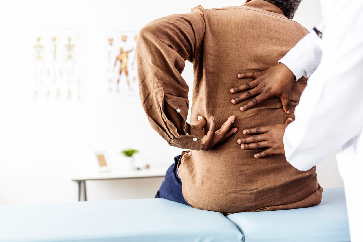 Man with back pain